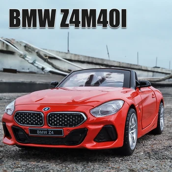 1:30 BMW Z4 M40i Supercar Zliatiny Model Auta Hračka Diecasts Odlievanie Zvuk a Svetlo Auto, Hračky Pre Deti Vozidla