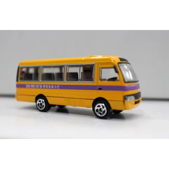 1:64 Rozsahu Die-casting Hliníkový Model Auta, Minibus Hong Kong Súkromný Školský Autobus Model Kolekcie Ozdoby, Suveníry