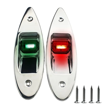 1 Dvojica LED Svetlá, Dva-Farba Signálne Svetlá Morských Univerzálny Navigačné Svetlá Smerové Svetlá Lodí Dodávky