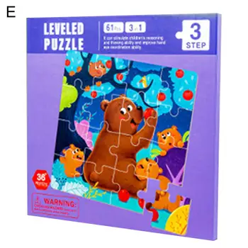 1 Nastavte Obrazová Skladačka Skladacie Puzzle, Hračky Rozvíjať Trpezlivosť Zábava Dieťa Skoro Vzdelávacie Skladacie Magnetické Puzzle Knihy