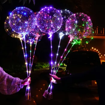 10 Balenia LED Svetlo, Až BoBo Balóny, Dekorácie Vnútorné Alebo Vonkajšie, Narodeniny, Svadobné Nový Rok Party Vianočné Oslavy