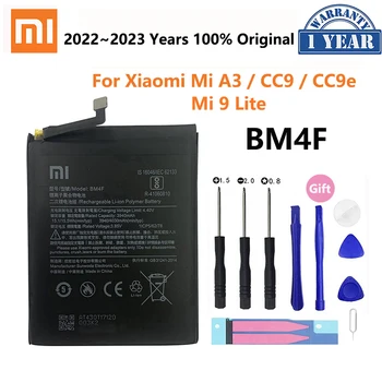 100% Pôvodný XIAO MI-Vysoká Kvalita BM4F 4030mAh Batérie Telefónu pre Xiao A3 CC9 CC9e Mi9 Lite Náhradné Batérie Bateria