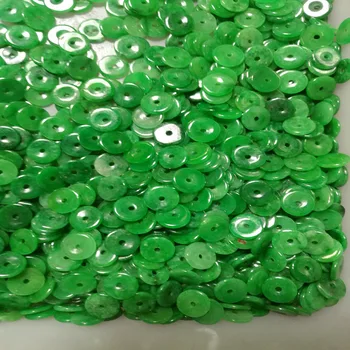 100 ks Jemné Šperky green jade korálky DIY šperky príslušenstvo KORÁLKY lotus Jade Náramok