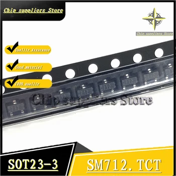 100KS-500PCS// SM712.TCT SOT23-3 712 Elektrostatické dióda nwe new originálne 100%kvality