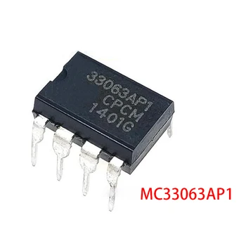10PCS MC33063AP1 DIP8 33063AP1 MC33063API MC33063 Prepínanie regulátor 40V 1.5 Dolár/Zvýšenie/Preklápaním