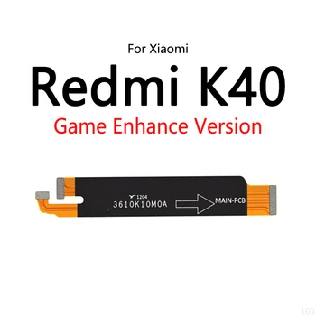 10PCS/Veľa Pre Xiao Redmi K40 Pro Hra Vylepšená Verzia K40S / Mi POCO F3 základná Doska základná Doska Pripojenie USB Nabíjanie Flex Kábel