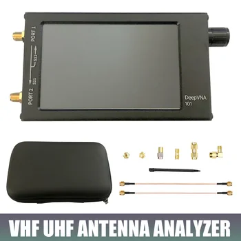 10k - 1,5 GHz 4.3 palcový SWR Meter VHF UHF Anténa Analyzer IPS LCD + Kovové puzdro NanoVNA 5000mAh 3,7 V 16MB