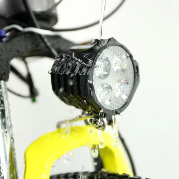 12W Super Svetlé Skladací Elektrický Bicykel LED Reflektory Zdôrazňuje Svetlomety Vstavaný Reproduktor Svetlomety Nepremokavé