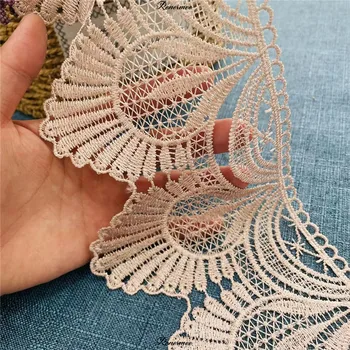 15Yards Veľký Fanúšik Čipky Ručné DIY Textilné Čalúnenie Príslušenstvo Európskej Princezná Sukne Opony Obrus, Dekorácie
