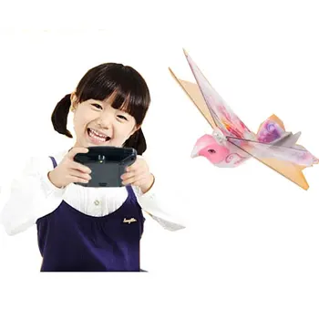 2,4 GHz RC lietadlo RC vták hračky na Diaľkové ovládanie, e-bird lietajúce vtáky elektronické Mini RC Drone hračky pre narodeninám chlapci dievčatá