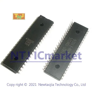 2 KS AT89C52-24PI DIP-40 AT89C52 8-Bitový Mikroprocesor so 8K Bajtov Flash IC ČIP