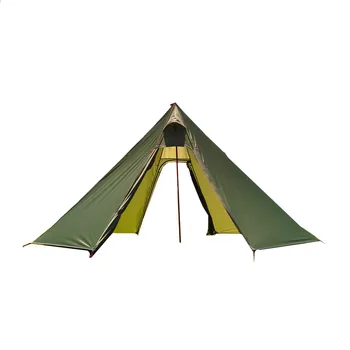 2 Osoby Ultralight Outdoor Camping Teepee Pyramídy Útulku Backpacking Turistika Sporák Hot Stan