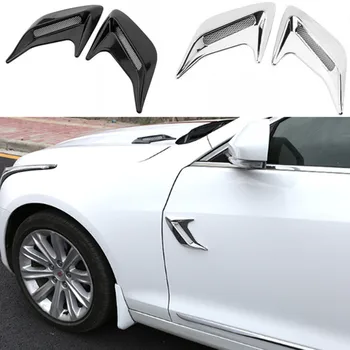 2 ks Auto styling Auto Prieduch Simulácia Žraločie Žiabre Nálepka pre Hyundai IX35 IX45 Sonáta Verna Solaris Elantra Tucson Mistra IX25