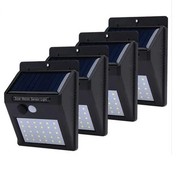 20 LED Solárne Svetlo PIR Snímač Pohybu Slnečnej Energie Lampy, Záhradné Dekorácie Vonkajšie Ulici Dvore Cesta Nástenné Svetlá