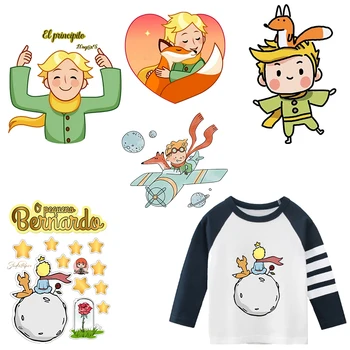 20 cm detské oblečenie vhodné pre prenos tepelnej T-shirt DIY dekorácie žehlenie krásne animácie Malý Princ Záplaty