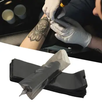 200Pcs/Box Praktické Non-slip Tetovanie Zariadenia Rukáv Dokonalé uchytenie Jeden-čas Dirty-dôkaz Tetovanie Pero Taška Široké Uplatnenie