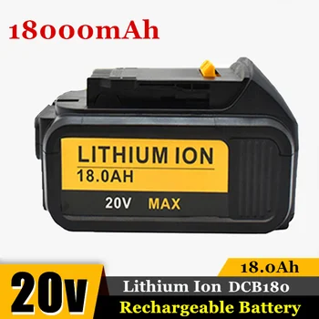 20V 18000mAh pohonom Nástroj Batérie DCB180 DCB181 DCB182 DCB201 DCB201-2 DCB204-2 Nabíjateľná Batéria Lítium-Iónová Batéria