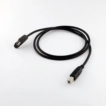 20pcs USB 2.0 Žena Panel Montáž na USB 2.0 B Male Zásuvka Tlačiarne Konektor Kábel, Kábel 30 cm/50 cm/1m