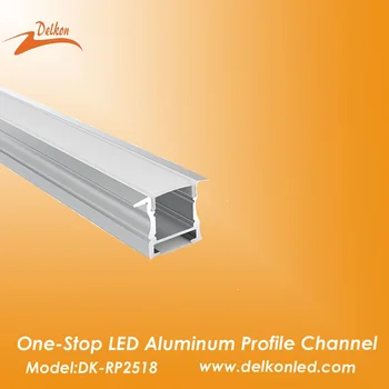 25*18 mm Magnet LED Profil S Mliečny Difúzor Kryt pre Svetlo Pod Skrinku Pás Hliníkový Kanál