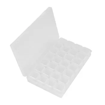 28 Sloty Plastové Úložný Box Diamond Súpravy Maľovanie Na Nechty Umenie Drahokamu Nástroje Korálky Úložný Box Prípade Organizátor Držiteľ