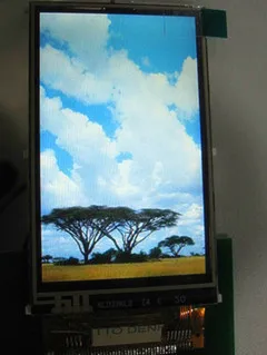 3.2 palcový 44P 262K TFT LCD Displej s Dotykovým Panelom ILI9327 Jednotky IC 240(RGB)*400