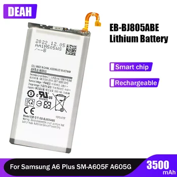 3500mAh EB-BJ805ABE Lítiové Batérie Telefónu Samsung Galaxy A6 Plus A6+ A605G A605K A605FN A605GN SM-A605F Náhradné kontakty batérie