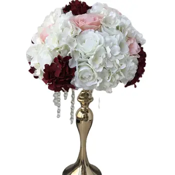 40 cm 5 ks/veľa svadobné, umelé Skúmie Rose cesty vedú kvety tabuľka vrchol kvet loptu TONGFENG