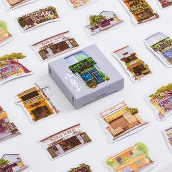 45pcs Malý Dom mini papierové nálepky dekorácie DIY album denník plánovač scrapbooking label nálepka kawaii kancelárske potreby