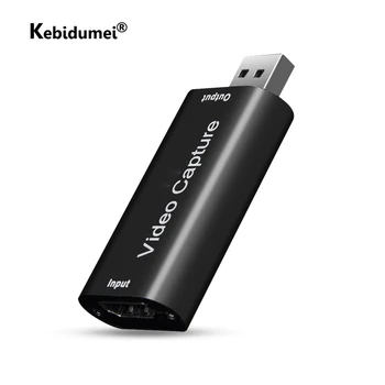 4K USB 3.0 Zachytiť Karty, kompatibilný s HDMI 1080P 60Fps Video Grabber, Záznam, Pole pre PS4 Hry Nahrávanie Live Streaming Rada
