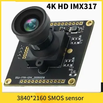 4K vysokým rozlíšením 3840 × 2160 CMOS IMX317 30FPS USB2.0 fotoaparátom modul,ovládač zadarmo,vhodné pre vysoké zväčšenie skenovanie