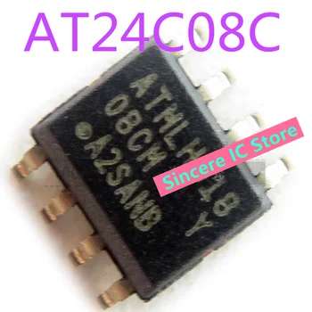 5 ks Nových originál AT24C08C-SSHM-T obrazovke vytlačené 08CM SOP8 čip 8K pamäťový čip