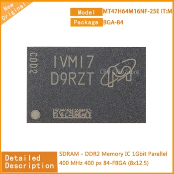 5 ks/Veľa Nových MT47H64M16NF-25E TO:M MT47H64 SDRAM - DDR2 Pamäte IC 1Gbit Paralelné 400 MHz 400 ps 84-FBGA (opasok 8x12.5)