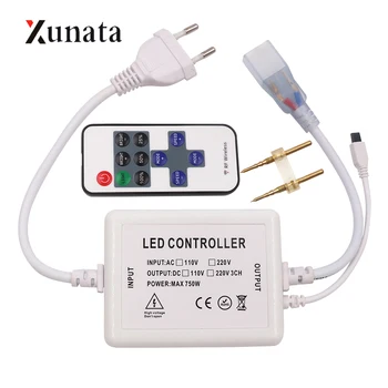 AC 110V 220V LED Stmievač, Radič s 750W, IR Diaľkové ovládanie EU/US Konektor Pre LED Pásy Svetla, LED, Neónové Svetlo