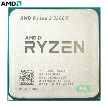 AMD Ryzen 3 2300X R3 2300X 3.5 GHz Quad-Core Quad-Niť CPU Procesor YD230XBBM4KAF Zásuvky AM4