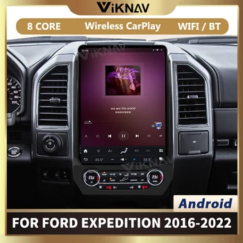 Android vedúci jednotky autorádio ford expedície 2016-2022 14.5 palcový Dotykový Displej Prehrávač, GPS Auto s carplay Multimediálne rádio