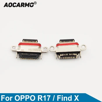Aocarmo Pre OPPO R17 r17 / Find X FindX Nabíjačku USB Nabíjací Port Konektor Doku Náhradné Diely