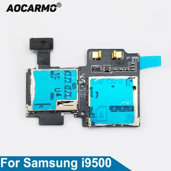 Aocarmo SD Čítačkou Sim Kariet Držiteľ Slot Flex Kábel Páse s nástrojmi Pre Samsung Galaxy S4, GT-i9500