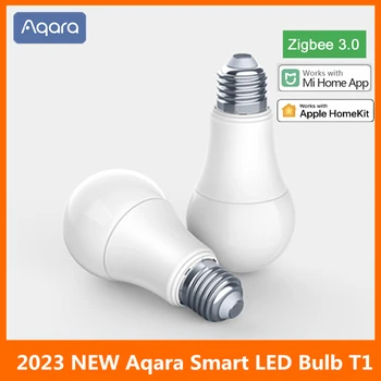 Aqara LED Žiarovka T1 Zigbee 3.0 Bluetooth E27 2700K-6500K Biela Farba Smart Home Diaľkové Svetlo LED Lampa Pre Xiao mihome Homekit