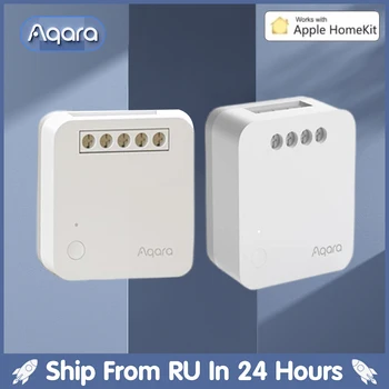 Aqara Relé T1 Č Neutrálne S Neutrálnym Jeden Kanál Radič Prepínač Zigbee Modulu Smart Home Merače Diaľkové Ovládanie Homekit