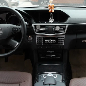 Auto Interiéru Stredovej Konzoly Tlačidlo Prepnúť Panel Panel Dekoratívny Kryt Výbava Pre Mercedes Benz Triedy E W212 2009-2015