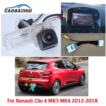 Auto Zozadu Späť Do Zadnej strane Parkovacia Kamera Pre Renault Clio 4 IV MK3 MK4 2012~2017 2018 CCD s rozlíšením full HD, Nočné Videnie Nepremokavé