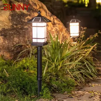 BUNNY Klasické Vonkajšie Trávnik Lampa Black Light LED Vodotesný Solárnych Domov pre Villa Cesta Záhradné Dekorácie