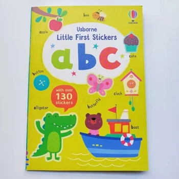 Batoľa Opakovane ABC/Zvierat/Abeceda Nálepky Knihy Kreslených DIY Puzzle Vzdelávacie Poznanie Vzdelávacie Hračky pre Deti, Darčeky