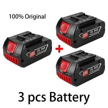 Batterie Lithium-ion 18V 10ah Nabíjateľná Pour Perceuse Pre Bosch BAT609 BAT609G BAT618 BAT618G BAT614 + 1 Nabíjačky