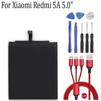 Batérie pre XIAO Redmi 5A Batérie BN34 2910mAh Nahradenie Plnú Kapacitu+USB kábel+toolki