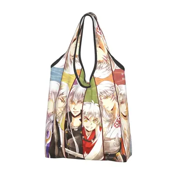 Bleach Cardcaptor Sakura InuYasha Nakupovanie Shopper Taška Ramenný Tote Bag Veľké Prenosné Klasickom Japonskom Anime Kabelka