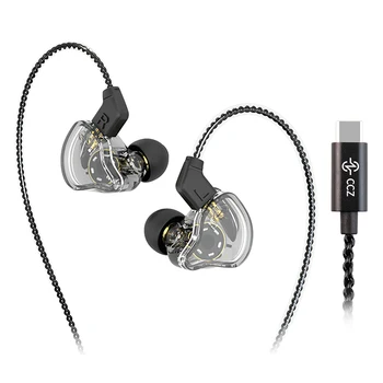 CCZ Melódie Hifi V Ear Monitory, Slúchadlá Magnetického Obvodu Prispôsobené pre Slúchadlá, Hudbu, Športové Headset IEM Basy Slúchadlá Pre KS1