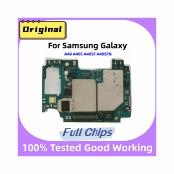 Celý Pracovný Odomknutý Samsung Galaxy A40 A405 A405F A405FN Doske Logiky Matka Doska Doska