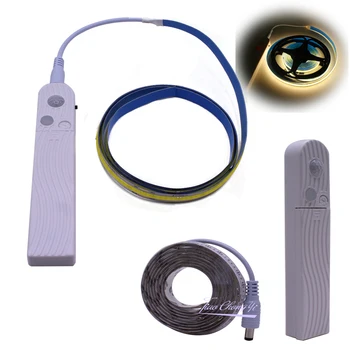 DC 5V USB COB LED Flexibilné pásy teplá biela/Neutrálna biela/studená biela Na Pozadí S Ľudským telom zmysel batérie poľa