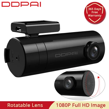 DDPAI Dash Cam EÚ Verzia Mini 1080P HD Vozidla Jednotky Skryté Auto Video DVR Auto Fotoaparát Záznamník Parkovanie Monitor, WIFI, Smart APP